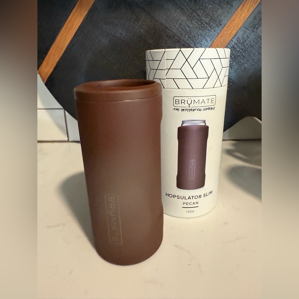 Brumate Hopsulator Slim Tumbler in Pecan